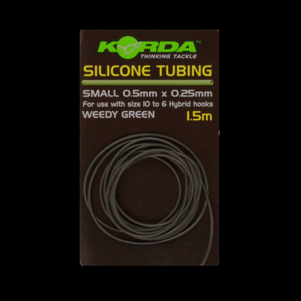 Silicone Tube  0,5mm, Green - 1,5m