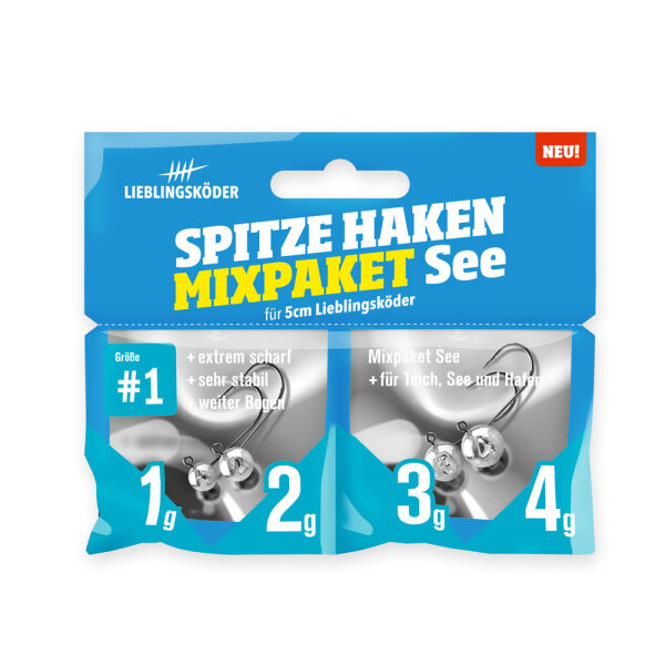 Spitze Haken #1 Mixpaket See