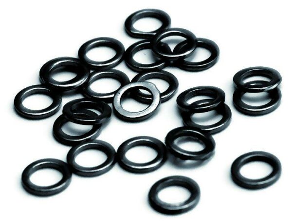 Carp Zoom Round rig rings Ø 3,1 mm (25 pcs) matte black