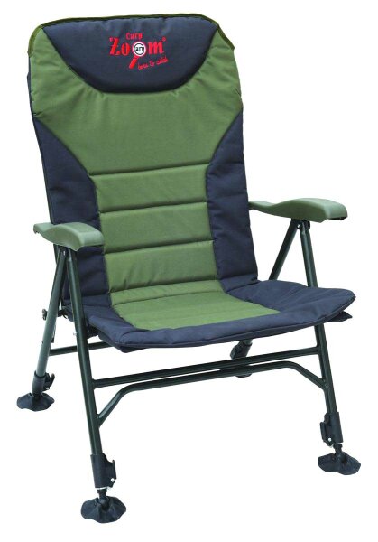 Carp Zoom Recliner Comfort Armchair, gepolsterter großer Karpfenstuhl  56x46x42/98cm