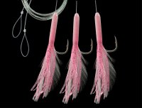 Pink Lure Pilk Rig, 0,7mm, 5/0
